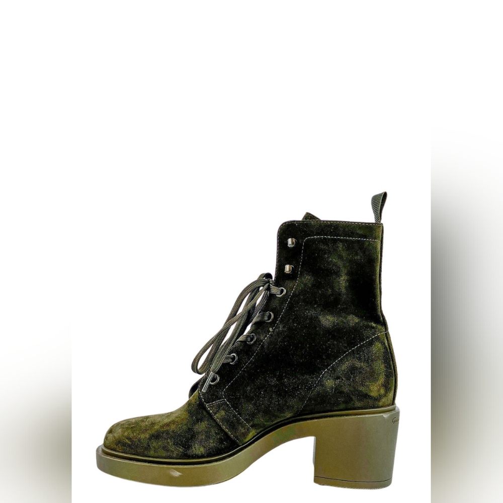 NIB Gianvito Rossi Dark Olive boots - Picture 3 of 5